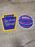 Vtg Cloth Patch Lot PIAA Approved Official National Approved Basketball Official