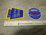 Vtg Cloth Patch Lot PIAA Approved Official National Approved Basketball Official
