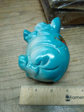 Vtg Blue Piggy Bank Grand Bend Canada Souvenir Nice Shape!