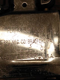 Vtg 2001 Zippo Cigarette Lighter USA Flag and Eagle Polished Chrome Nice!