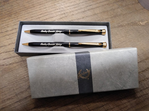 NOS GARLAND Harley Owners Group HOG Pen Pencil Set Harley Davidson Motorcycles