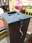 Vtg Hand Made Coleman Lantern Wooden Storage Box Case inside dimension 15" x 7"