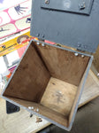 Vtg Hand Made Coleman Lantern Wooden Storage Box Case inside dimension 15" x 7"