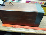 Vtg Hand Made Coleman Lantern Wooden Storage Box Case inside dimension 15" x 7"