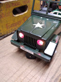 Vtg 1985 Heartland Patrol Jeep Mystery Action Battery Operated Lights Up in Box!