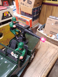 Vtg 1985 Heartland Patrol Jeep Mystery Action Battery Operated Lights Up in Box!