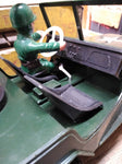 Vtg 1985 Heartland Patrol Jeep Mystery Action Battery Operated Lights Up in Box!