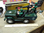 Vtg 1985 Heartland Patrol Jeep Mystery Action Battery Operated Lights Up in Box!