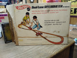 Vtg 1969 Mattel Hot Wheels Dual Lane Speedometer #6484 Redline Era with Box!