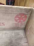 Vtg Coca Cola 16 OZ Bottles Half Quarts Yellow Red Wood Soda Crate El Paso 1971