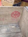 Vtg Coca Cola 16 OZ Bottles Half Quarts Yellow Red Wood Soda Crate El Paso 1971