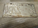 Vtg 1974 Mississippi P 26 2284 License Plate Man Cave Rat Rod