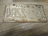 Vtg 1974 Mississippi P 26 2284 License Plate Man Cave Rat Rod