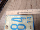 Vtg 1974 Mississippi P 26 2284 License Plate Man Cave Rat Rod