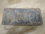 Vtg 1934 Virginia 194 047 License Plate Man Cave Rat Rod