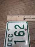 Vtg 1968 Mo Missouri 24 162 Motorcycle License Plate Man Cave Rat Bike Minty!
