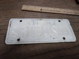 Vtg 1968 Mo Missouri 24 162 Motorcycle License Plate Man Cave Rat Bike Minty!