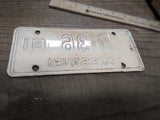 Vtg 1961 Missouri D 36 Motorcycle License Plate Man Cave Rat Bike