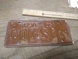 Vtg 1971 Missouri 12 004 Motorcycle License Plate Man Cave Rat Bike