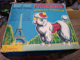 Vtg NOS Cragstan Princess French Poodle Battery Powered Remote Japan Works Great
