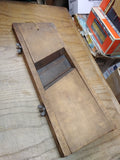 Vtg Wooden Cabbage Sour Kraut Cole Slaw Cutter Slicer Shredder Primitive Decor