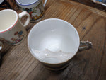 Vtg Fancy Embossed 3-D Lusterware Mustache Coffee Tea Cup Germany Nice Shape!