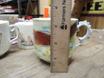 Vtg Fancy Embossed 3-D Lusterware Mustache Coffee Tea Cup Germany Nice Shape!