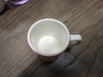 Vtg Miller Furniture Verona Pa 3 Children Playing Porcelain Juice Tea Cup Nice!