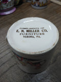 Vtg Miller Furniture Verona Pa 3 Children Playing Porcelain Juice Tea Cup Nice!