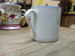 Vtg Baby Ducks Little Boy Reading Book Porcelain Childs Juice Tea Cup Germany!
