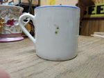Vtg Baby Ducks Little Boy Reading Book Porcelain Childs Juice Tea Cup Germany!
