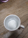 Vtg Baby Ducks Little Boy Reading Book Porcelain Childs Juice Tea Cup Germany!