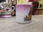 Vtg Antique Car w/Driver and Passenger Porcelain Coffee Tea Cup Germany