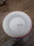 Vtg Erphila Fancy Floral Lusterware Gold Pink White Coffee Tea Cup Germany Nice