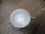 Vtg Fancy Dogwood Flower Lusterware Gold Pink White Coffee Tea Cup Germany Nice!