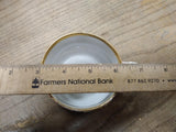 Vtg Fancy Embossed A Present 3-D Lusterware Pink Coffee Tea Cup Germany Nice!