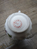 Vtg Fancy Remember Me Lusterware Pink Floral Coffee Tea Cup Germany Nice!