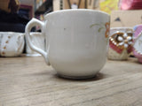 Vtg Remember Me Fancy Lusterware Brown Gold Pink Coffee Tea Cup Germany Nice!