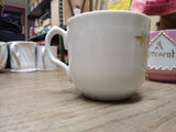 Vtg Think Of Me Fancy Lusterware Brown Gold Pink Coffee Tea Cup Germany Nice!