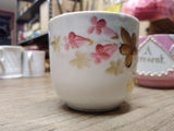 Vtg Think Of Me Fancy Lusterware Brown Gold Pink Coffee Tea Cup Germany Nice!