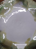 Vtg From A Friend Fancy Lusterware Green Gold White Coffee Tea Cup Germany Nice!