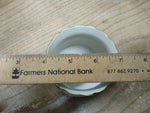Vtg From A Friend Fancy Lusterware Green Gold White Coffee Tea Cup Germany Nice!