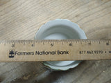 Vtg From A Friend Fancy Lusterware Green Gold White Coffee Tea Cup Germany Nice!