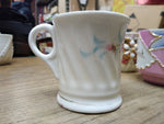 Vtg Forget Me Not Fancy Lusterware Gold Pink Blue Coffee Tea Cup Germany Nice!