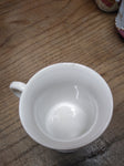 Vtg Forget Me Not Fancy Lusterware Gold Pink Blue Coffee Tea Cup Germany Nice!
