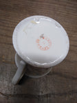 Vtg Forget Me Not Fancy Lusterware Gold Pink Blue Coffee Tea Cup Germany Nice!