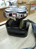 Pitbull Silver 4 Head Rechargeable Electric Skull Shaver w/Charger Works Great!