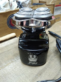 Pitbull Silver 4 Head Rechargeable Electric Skull Shaver w/Charger Works Great!