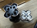 Pitbull Silver 4 Head Rechargeable Electric Skull Shaver w/Charger Works Great!