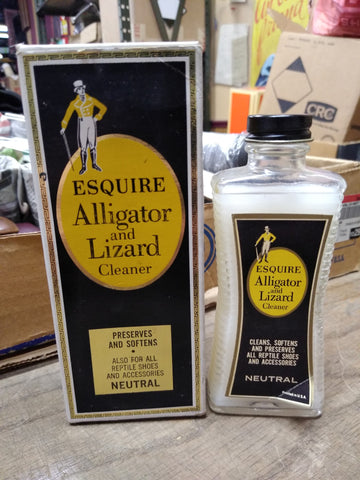 Vtg Esquire Alligator and Lizard Cleaner Great Shape In The Original Box